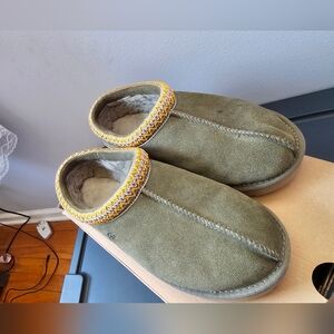 UGG Olive Green Tasman Slippers